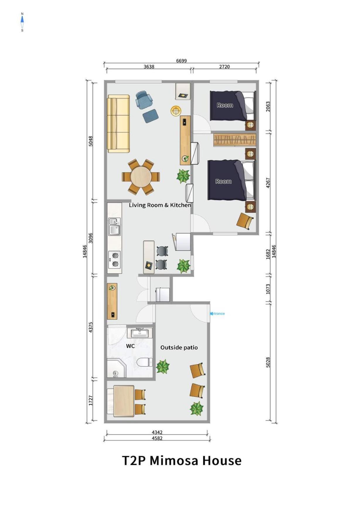 T2P Mimosa House Leilighet Vila Nova de Gaia Eksteriør bilde